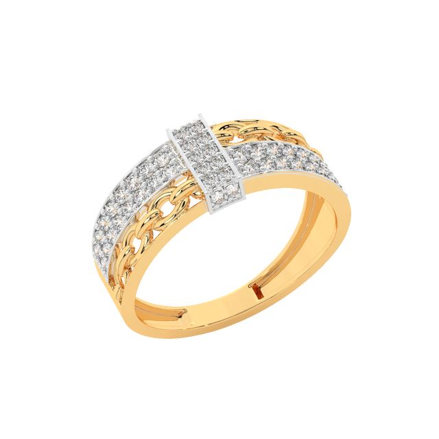 Zayn Round Diamond Ring For Him